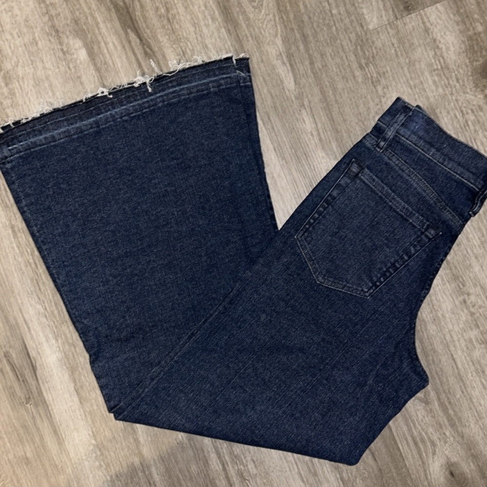 FRAME Le Palazzo Crop Wide Released Hem - Picture 8 of 12